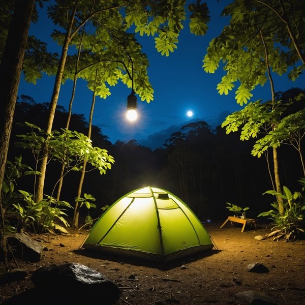 Comment choisir une lampe de camping adaptée pour une expédition en forêt tropicale?